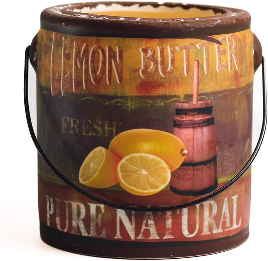 95Hr 20Oz Scented Candle - Lemon Butter - Multi - Wick Glass Candle - Gifts for Men and Women - Invictus Fashion Statements