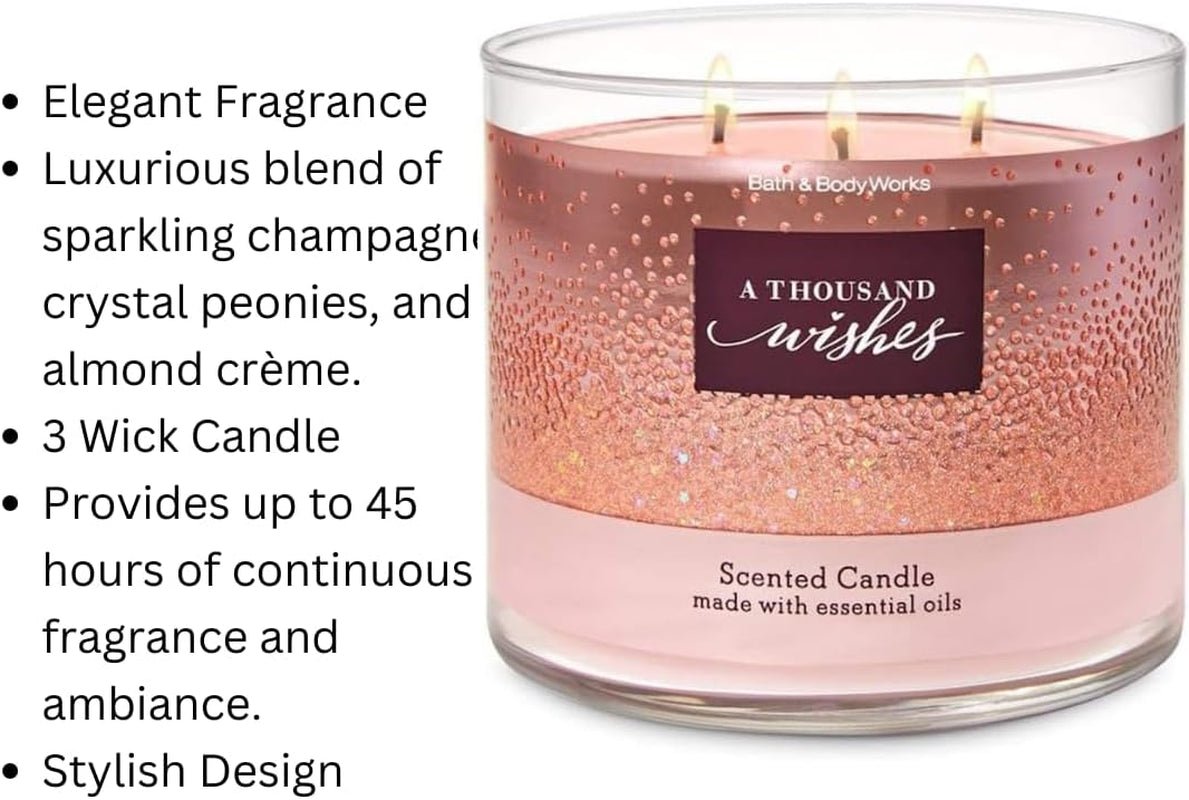 a THOUSAND WISHES 3 - Wick Candle 14.5 Ounce - Invictus Fashion Statements