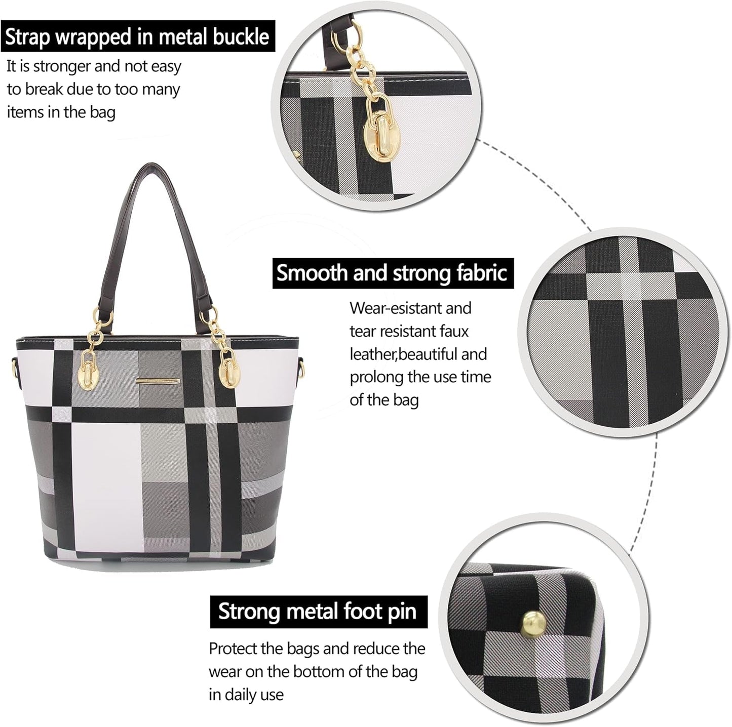 Designer Purses and Handbags for Women Satchel Shoulder Bag Tote Top Handle Bag - Invictus Fashion Statements