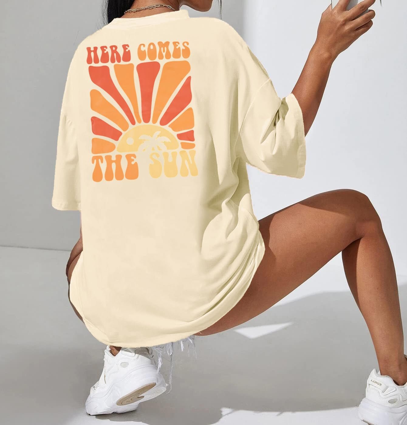 Graphic Tees Women Oversized T-Shirts: Summer Hawaiian Beach Tops Shirts Hawaii Tropical Beachy Short Sleeve Outfit - Invictus Fashion Statements