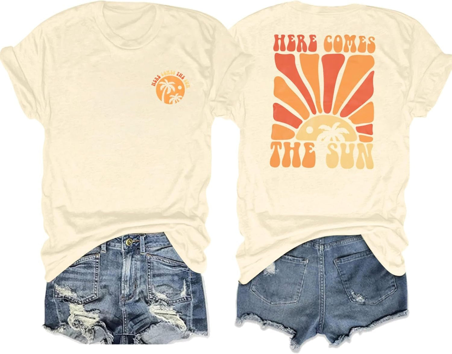 Graphic Tees Women Oversized T-Shirts: Summer Hawaiian Beach Tops Shirts Hawaii Tropical Beachy Short Sleeve Outfit - Invictus Fashion Statements