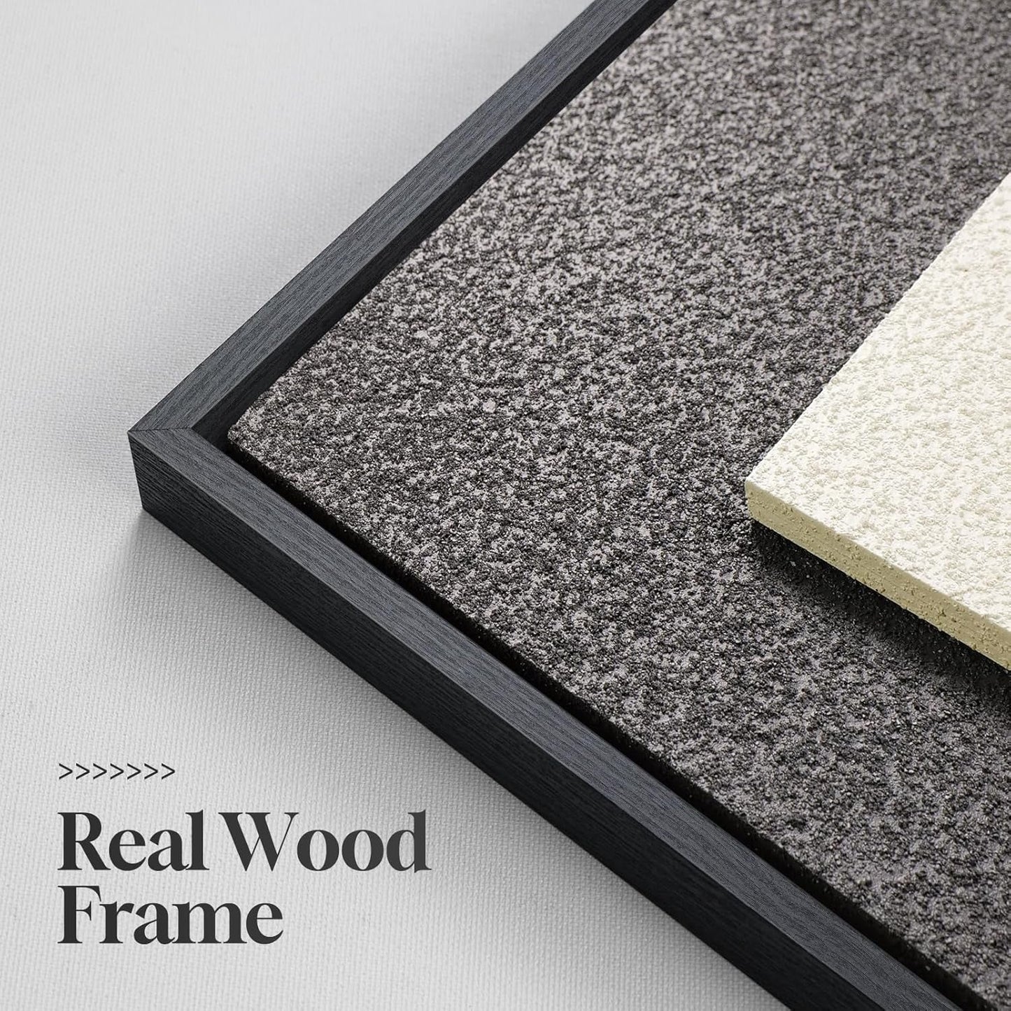 Large 3D Textured Framed Abstract Wall Art for Living Room, 3 Piece Modern Paintings Artwork for Walls, Black White Brown Geometric Sandstone Texture Pictures for Hallway Office Wall Decor 24X36 In - Invictus Fashion Statements