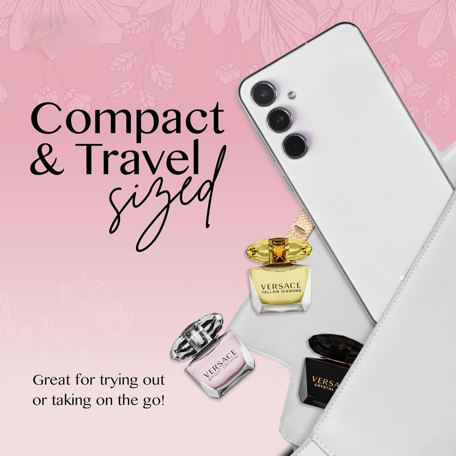 Luxury Women's Mini Perfume Set - 4 Designer Fragrance Samplers: Bright Crystal, Yellow Diamond, Crystal Noir & Bright Crystal Absolu (0.17 Oz Each) - Invictus Fashion Statements