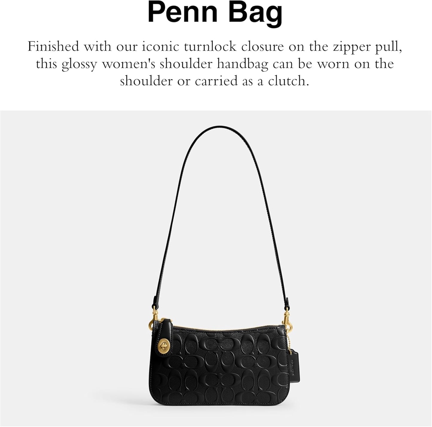 Penn Shoulder Bag in Signature Leather - Invictus Fashion Statements