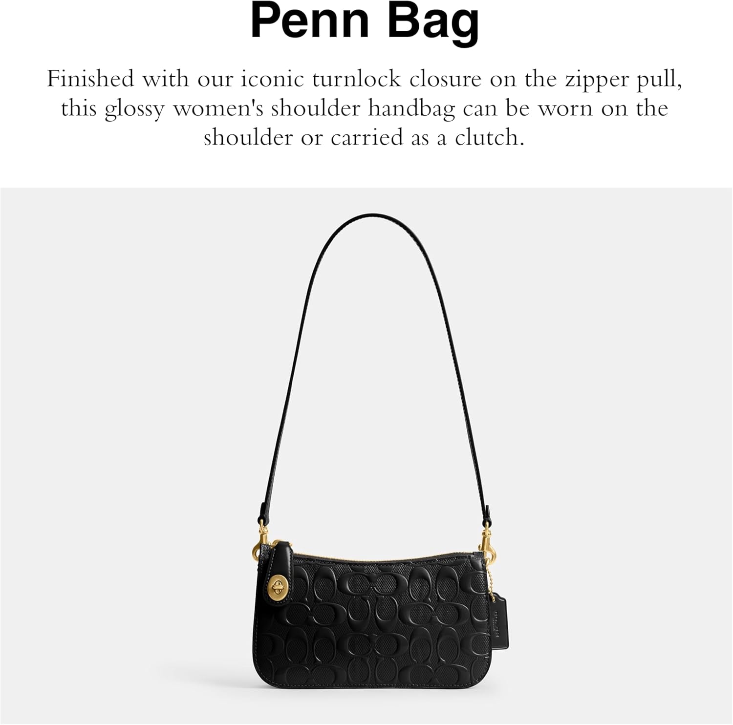 Penn Shoulder Bag in Signature Leather - Invictus Fashion Statements
