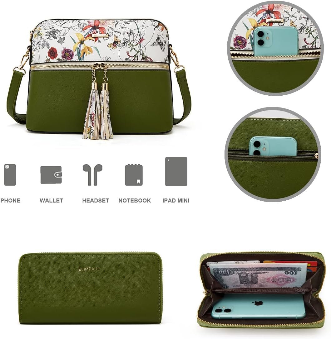 Women Fashion Handbags Wallet Tote Bag Shoulder Bag Top Handle Satchel Purse Set 4Pcs - Invictus Fashion Statements