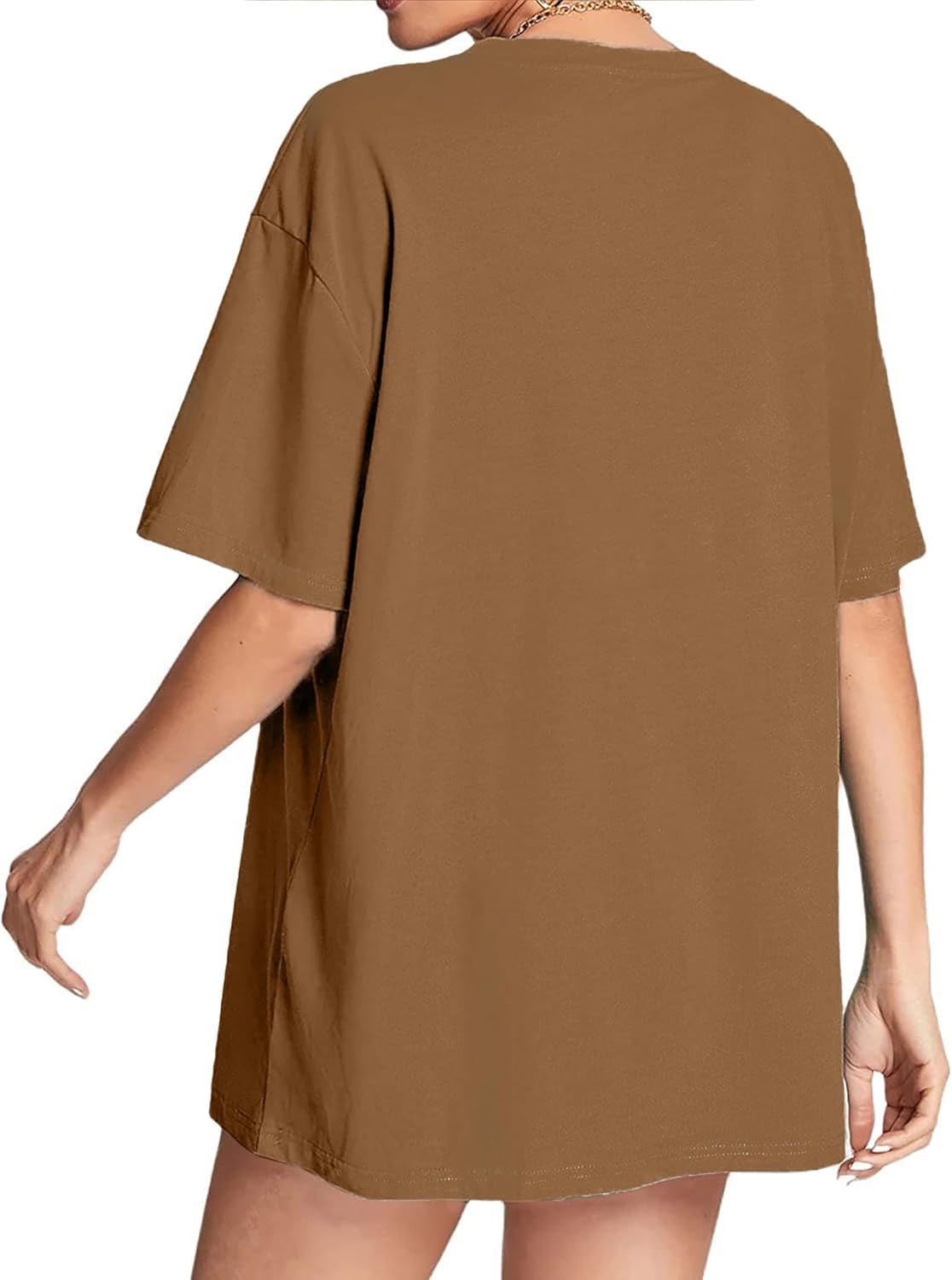 Women'S Casual Short Sleeve Loose Shirt Oversized T-Shirt Trendy Going Out Crew Neck Summer Graphic Tees - Invictus Fashion Statements